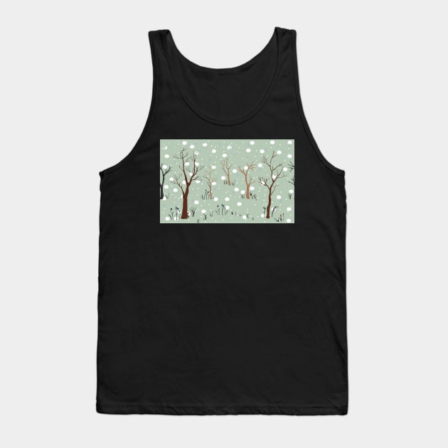 Tree pattern Tank Top by Countryside